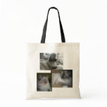 Ragdoll Himalayan Cat Kitty Christmas Collage Tote Canvas Bag