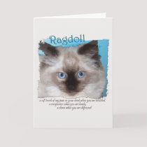 Ragdoll Love Card