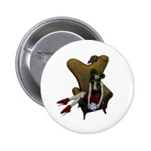 Ragdoll Suzie Bus Stop Gift Pinback Button