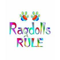 Ragdolls Rule t-shirts