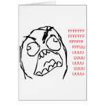 Rage Greeting Cards