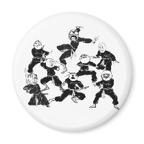 Rage Comic Faces Meme Ninjas Magnet