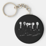 rage comic meme faces walking keychain