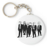 Rage Comic Meme Faces Walking. Me Gusta. Key Chains