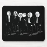 Rage Comic Meme Faces Walking. Me Gusta. Mousepads