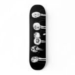 Rage Comic Meme Faces Walking. Me Gusta. Skateboard