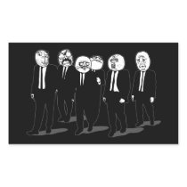 Rage Comic Meme Faces Walking. Me Gusta. Stickers