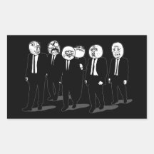 Rage Comic Meme Faces Walking. Me Gusta. Stickers