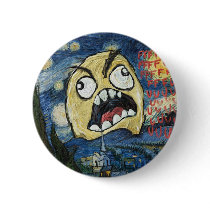 Rage Face Meme Face Comic Classy Painting Buttons
