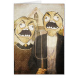 Rage Face Meme Face Comic Classy Painting cards