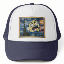 Rage Face Meme Face Comic Classy Painting Mesh Hat