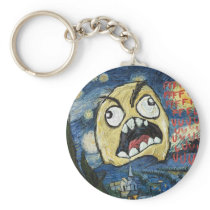 Rage Face Meme Face Comic Classy Painting Key Chains