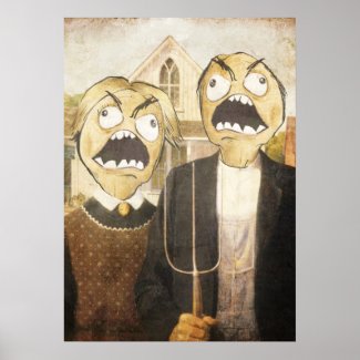 Rage Face Meme Face Comic Classy Painting Posters