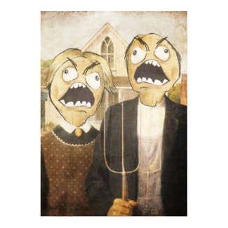 Rage Face Meme Face Comic Classy Painting Posters