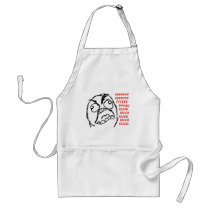 rage face rage comic meme lol rofl apron