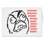 rage face rage comic meme lol rofl card