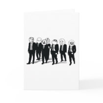 Rage Gang Greeting Card