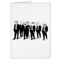 Rage Gang Greeting Card
