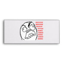 Rage Guy Angry Fuu Fuuu Rage Face Meme Envelope