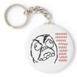 Rage guy fuuu fuuuu key chains