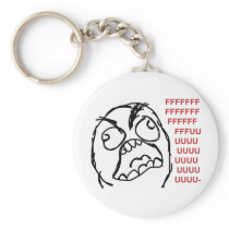 Rage guy fuuu fuuuu key chains
