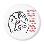 Rage guy fuuu fuuuu refrigerator magnets