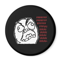 Rage guy fuuu fuuuu magnets by strk3 Rage guy fuuu fuuuu magnets