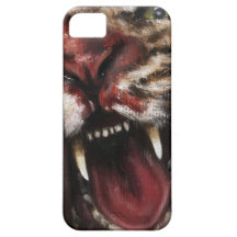 Rage in a Cage jaguar big cat painting art iPhone 5 Covers