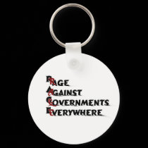 Rage Keychain - White by DeeStar7 Rage Keychain - White