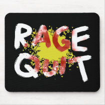 Rage Quit (Dark) mousepads
