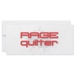 Rage Quitter Gamer Custom Rack Card