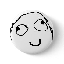 Rage Smile Pin
