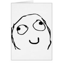Rage Smile Greeting Cards
