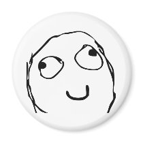 Rage Smile Fridge Magnets