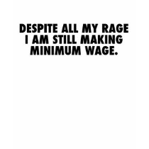 Rage Wage (black text) customizable Tee Shirts