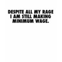 Rage Wage (black text) customizable Tee Shirts