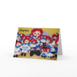 "RAGGADY ANN AND GANG" THANK YOU CARD "RAGGADY ANN AND GANG" THANK YOU CARD