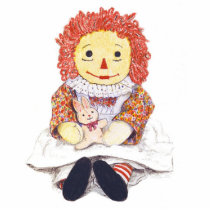 Raggedy Ann Art Acrylic Cut Out
