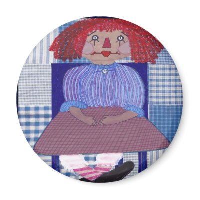 Raggedy Ann Doll Fridge Magnet raggedy ann doll. Raggedy Ann Doll Fridge Magnet