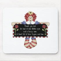 Raggedy Ann Doll mousepads by toddlersplace Raggedy Ann Doll mousepads