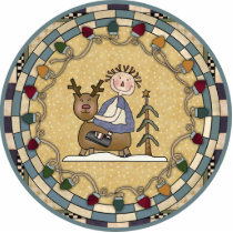 Raggedy Annie Reindeer Ornament photo sculptures by christmas_tshirts Raggedy Annie Reindeer Ornament photo sculptures