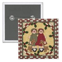 Raggedy Annies Pin
