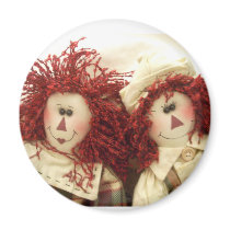 Raggedy Dolls Magnet