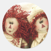 Raggedy Dolls Sticker
