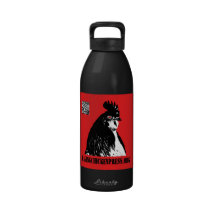 Raging Chicken Press Logo Water Bottle