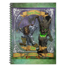 Raging Dwarf Ale Spiral Notebooks