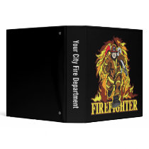 Raging Flames Firefighter Binder