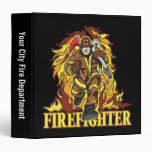 Raging Flames Firefighter Binder
