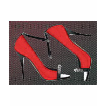 Raging Red Open Toed Stilettos t-shirts by ElainePlesser Raging Red Open Toed Stilettos t-shirts