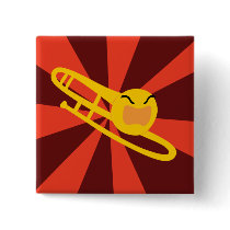 Raging Trombone Pins